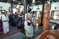 HH Swamiji's visit to Shri Shankarnarayan Temple Udupi (11 Feb 2025); Picture Courtesy of Shri Srikrishna Shirali 